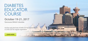 Diabetes Educator Course, Vancouver, April 30-May 2, 2018